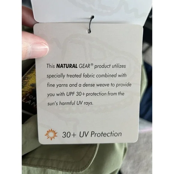 Men's Natural Gear River Shirt Sage Dry Vent NWT Sun Protection Size 2XL - Picture 8 of 9